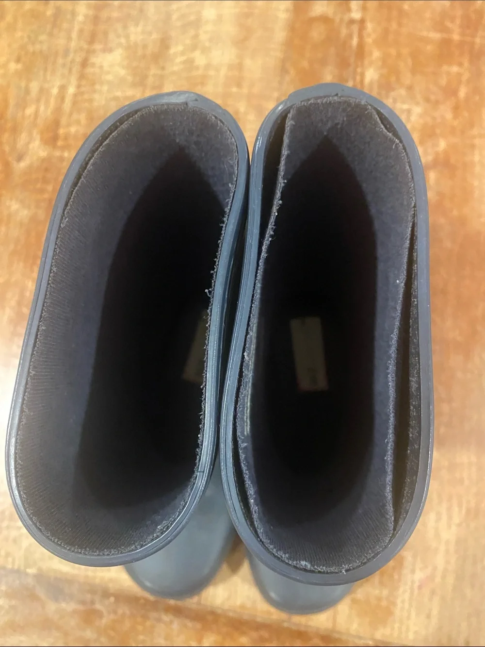 Kids US size 11 navy blue Hunter boots